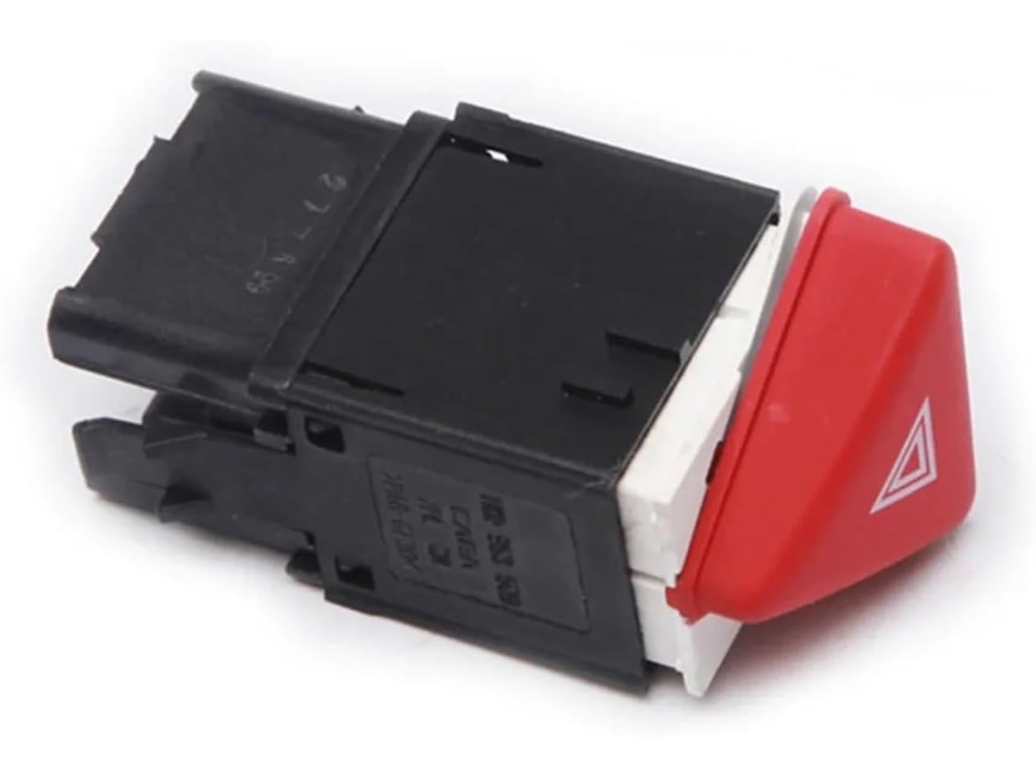 Botão Do Interruptor Da Luz De Alerta, Plástico, Vermelho Escuro, Compatível Com Vw Jetta, Golf Mk5 Gti Rabbit