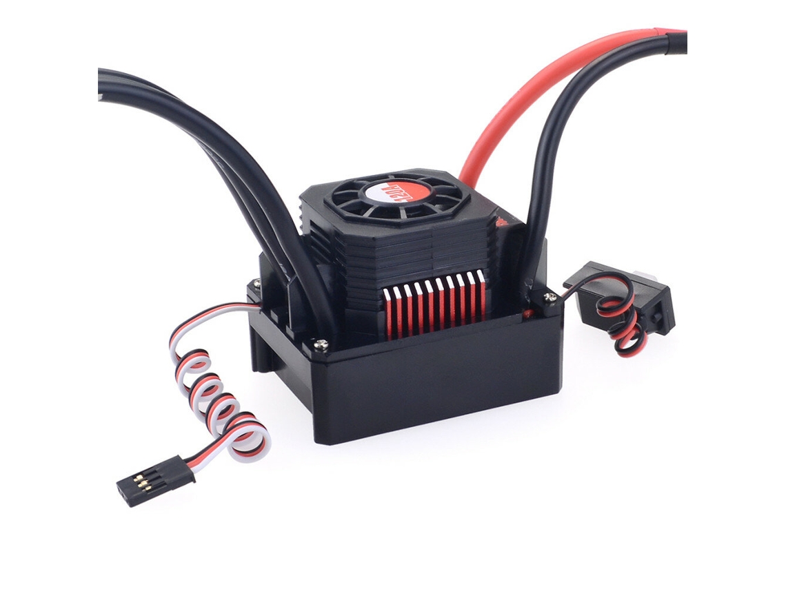 Controlador Velocidaeletrónico Surpass Hobby Série Kk 120a Sem Escovas e À Prova Água Peças Automóveis Rc 1/10 (2 6s) e 1/12 (2 4s). MDUG (esc)
