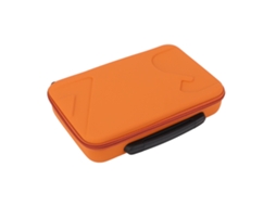 Action Camera Carrying Case Water Resistant Scratch Proof Shock Absorbing Portable Protective Storage Bag For Action 5pro 4 3 Orange LAXISCREED