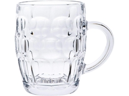 Canecas de Cerveja Clássicas Estilo Pint, Jarra de Vidro, Pub Antigo, Alça, Recesso AQUAFORGE