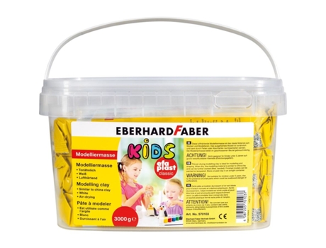 Efa Plast Argila de Modelar 3 kg Branco 1 Unidades