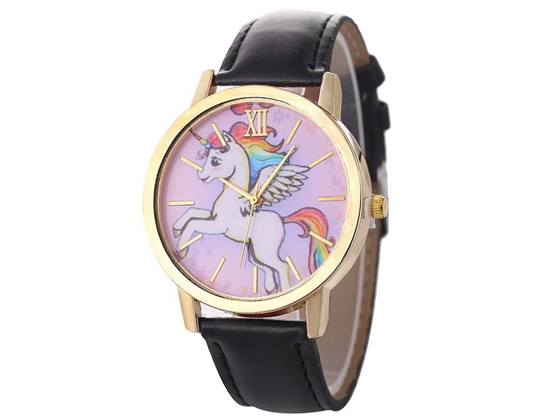 Relógio de pulso feminino Zhoulianfa Zlf0530-f, preto, movimento de quartzo