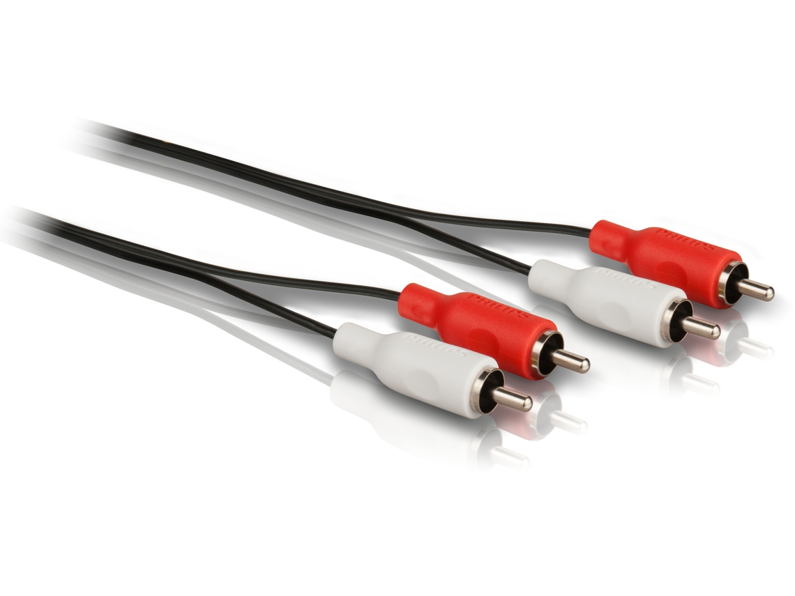 Cabo Áudio PHILIPS (1.5m - 2RCA - 2RCA)