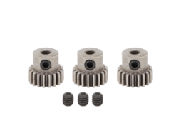 3pcs Engrenagem De Motor Para Carro Rc M0.6 3.175mm Aço Pó Liga Pinhão 17d Peça De Substituição