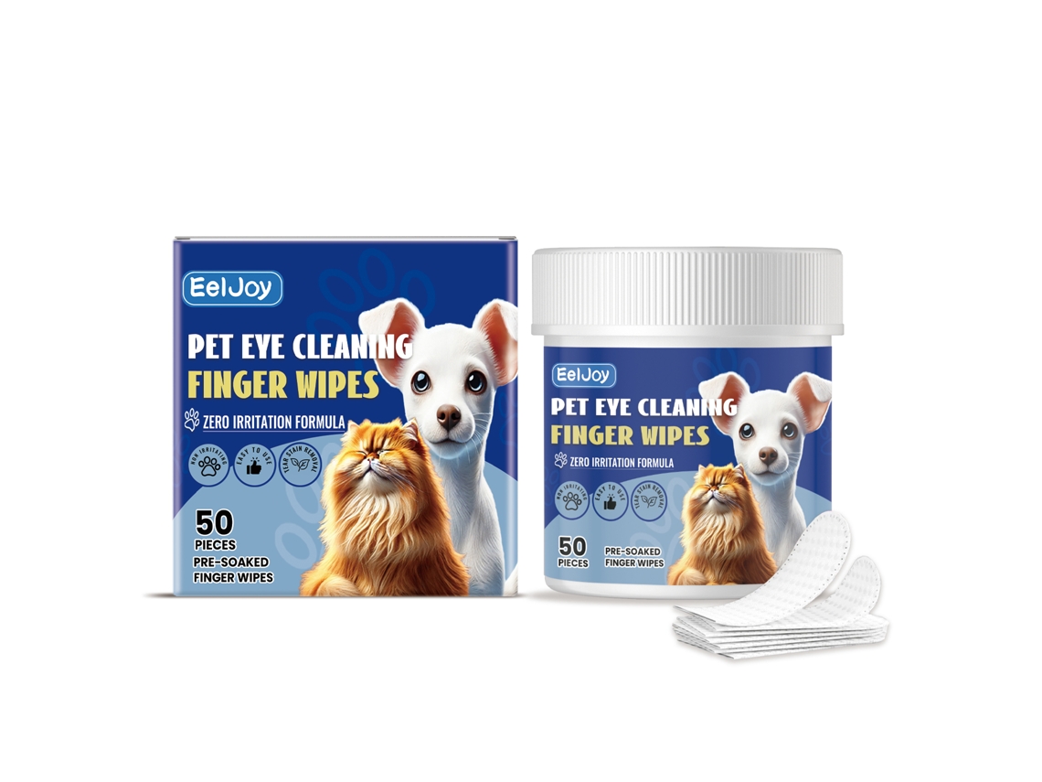 Toalhas Dedo Limpeza Ocular Cães Gatos