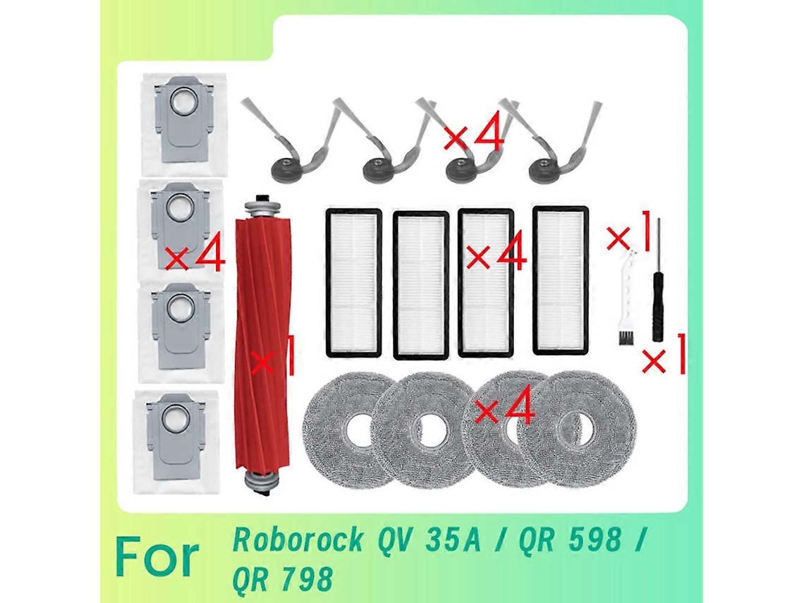 Escova Lateral Roborock 35a, 19 Unidades