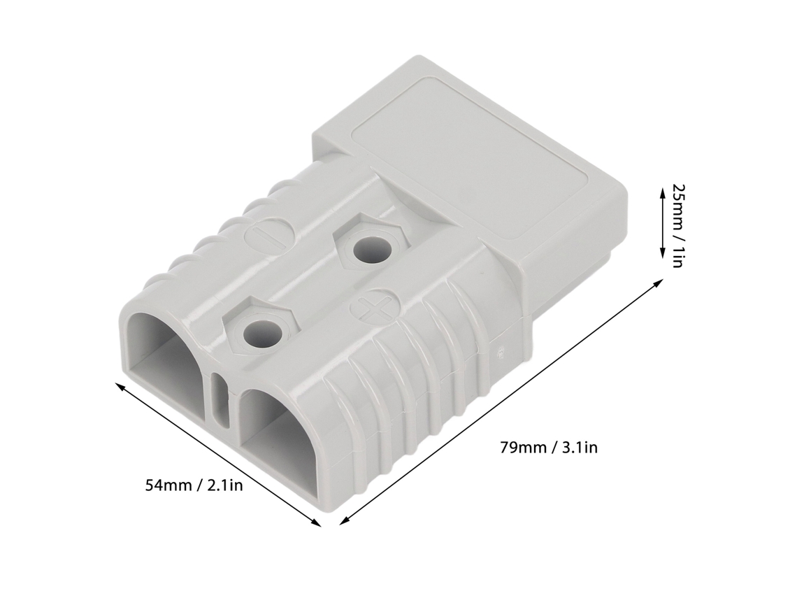 Conector De Bateria Rápido 175a 600v Com Capa De Proteção