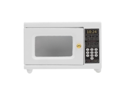 Mali micro ondas Miniatura 1:12 para Casinha de Bonecas Acessório de Cozinha Decoração