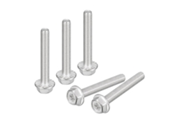 Parafusos de Flange com Cabeça Sextavada Cruzada Phillips M6x40mm, 20 Pçs CHABERLU