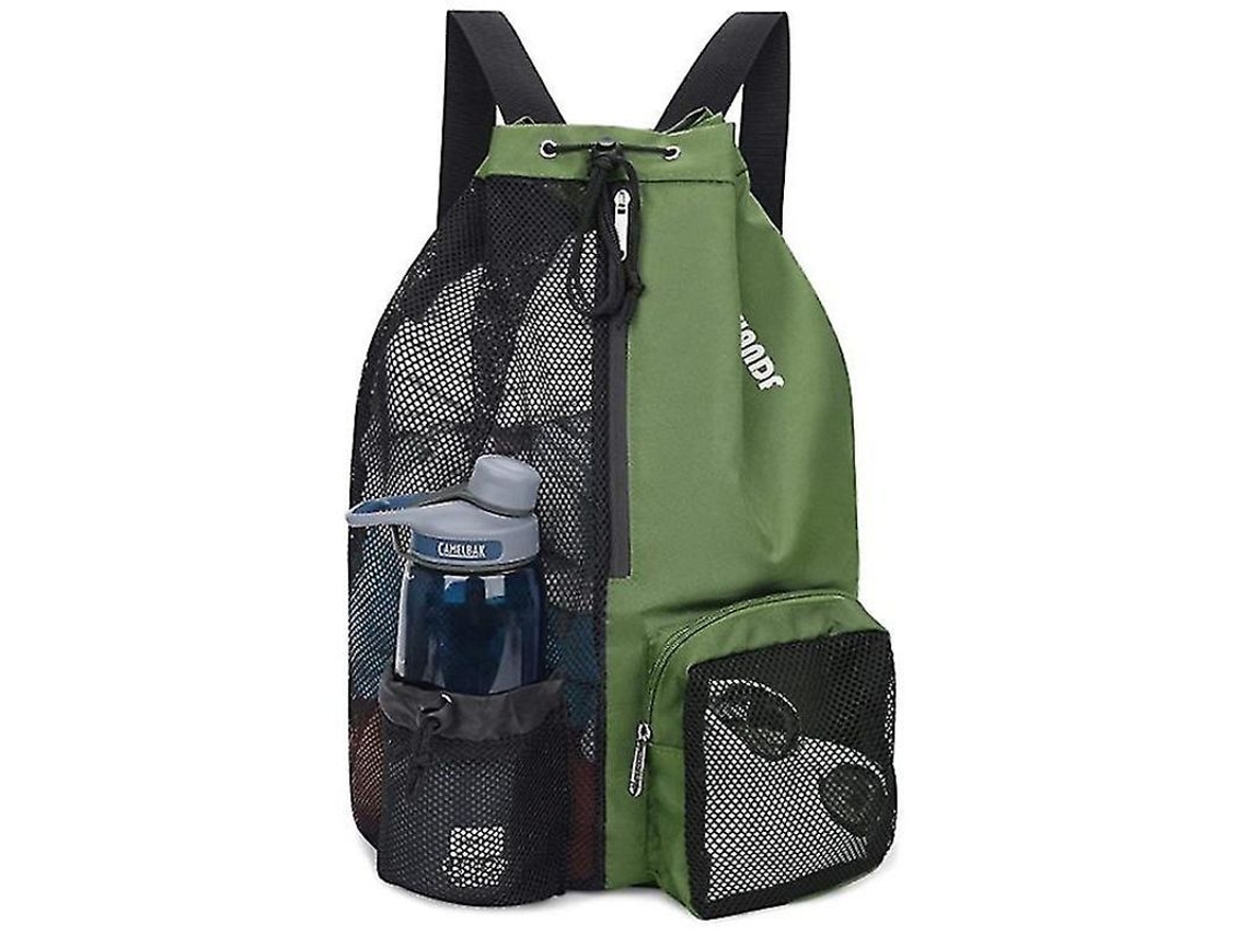 Mochila Impermeável Para Natação E Ginásio Com Compartimentos Seco E Molhado Bolsa De Equipamento Desportivo Leve Verde
