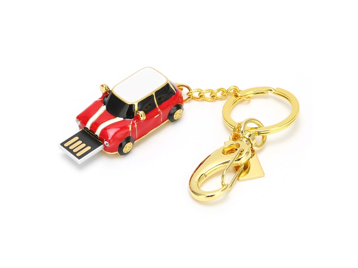 Pen Drive Usb 64g LAXISCREED Carro Vermelho Metal