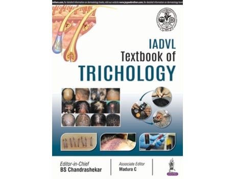 Livro iadvl textbook of trichology de bs chandrashekar (inglês)