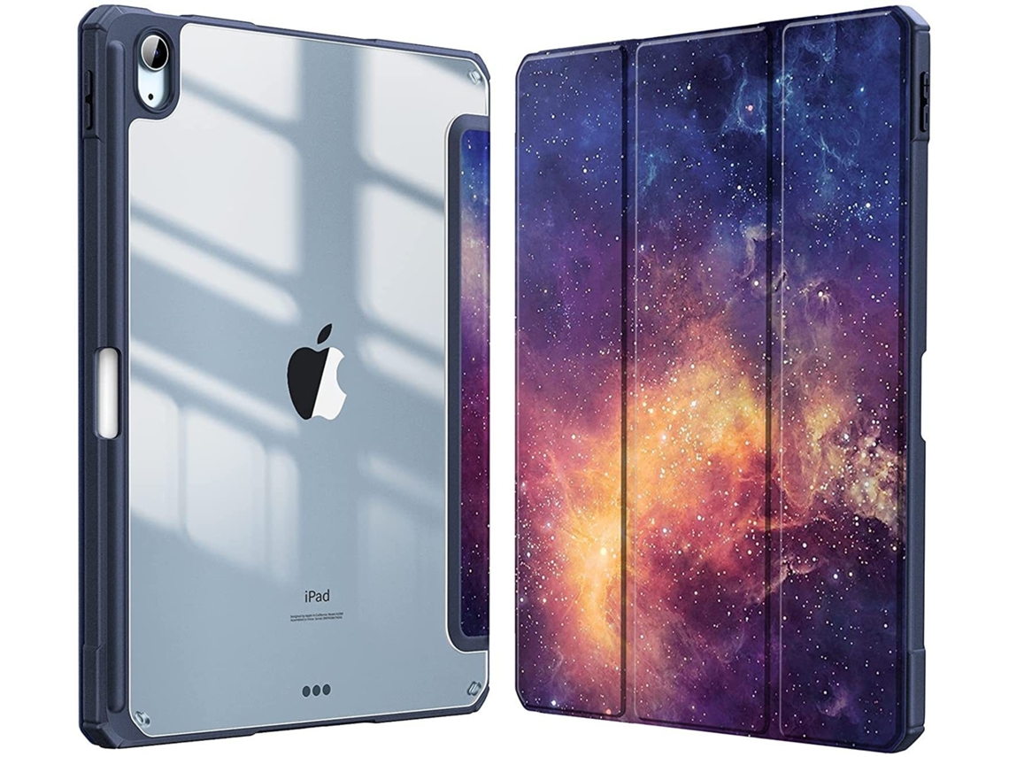 Capa Para Tablet Lurelia, Compatível Com Ipad10.2, Tpu, Dobrável Com Suporte, Fixação Magnética