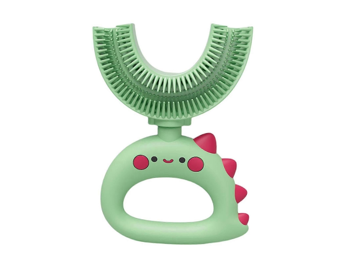 Escova de Dentes Infantil Sinknap em Formato U, Manual, Fácil Usar, com Fofo, Cerdas Macias e Adorável, F Eita Silicone. Ideal Pa GOKOCO