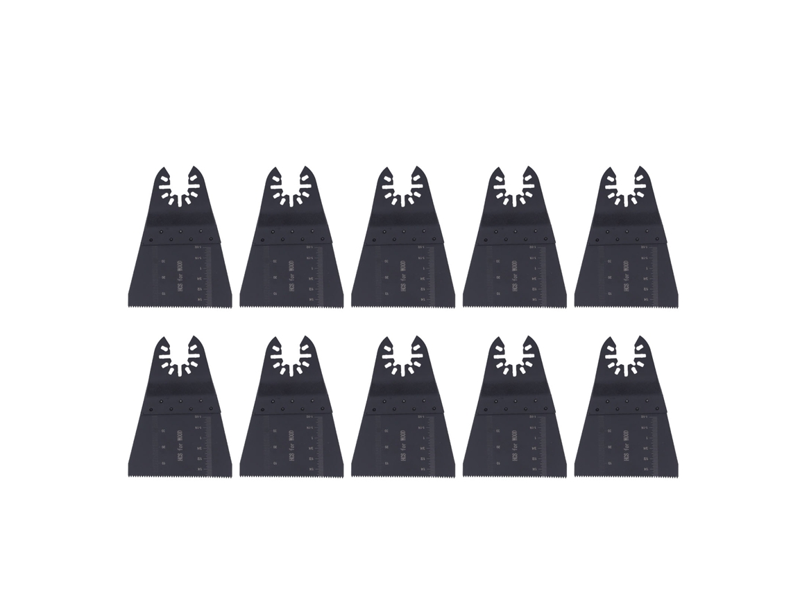 10 Peças De Lâminas Para Ferramenta Oscilante Serras 65mm Dentes Finos Aço Alto Carbono Acessórios De Ferramentas Elétricas