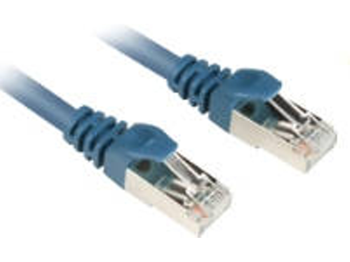 Cabo de Rede SHARKOON (RJ45 - 25 cm - Azul)