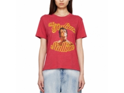 Rockinstone Rocky Movie Beaten Heather Red Adult T-shirt Size:m