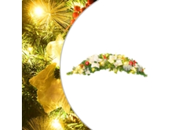 Vidaxl Grinalda De Natal Com Luzes Led 90 Cm Pvc Verde