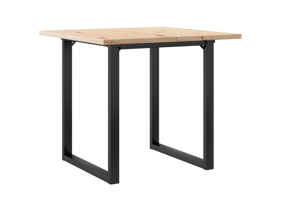 Dining Table, Dining Tables Vidaxl Marrom Madeira De Pinho (90 X 90 X 75.5 Cm)