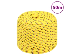 Vidaxl Corda De Barco 10 Mm 50 M Polipropileno Amarelo