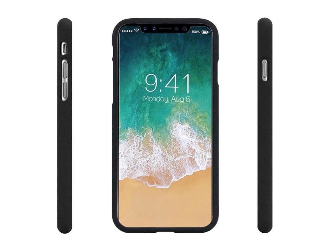 Capa Gentil para iPhone 14 Plus MERCURY Pele Sintética Preto