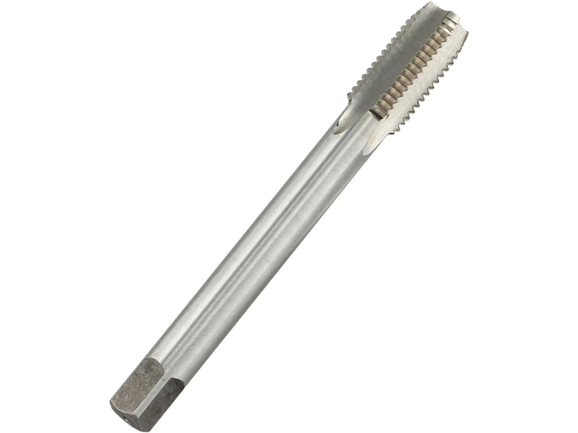 Macho De Rosca Métrico Com Canal Reto M16 X 2 Extra Longo, Fabricado Em Aço Rápido 6542, Para Criação De Roscas Em Aço