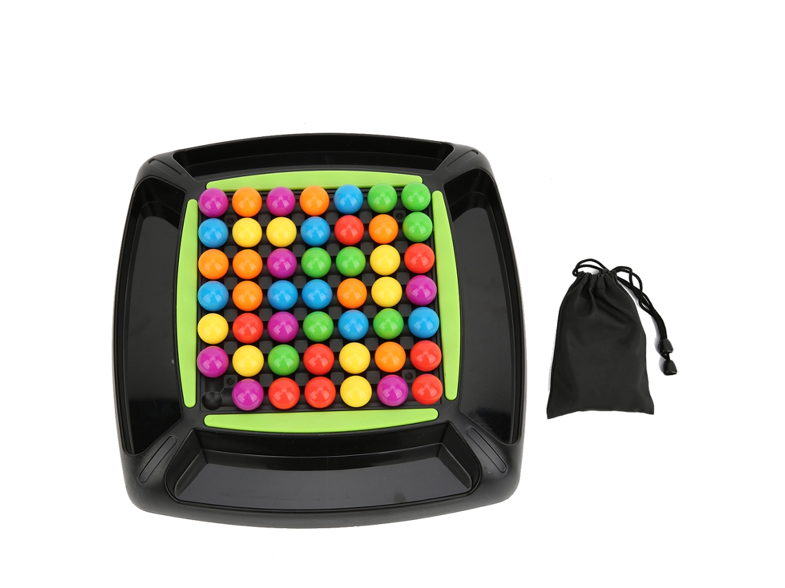 Mali jogo de Tabuleiro Interativo com Contas Educativo para Pais e Filhos Brinquedo com Cores Vívidas