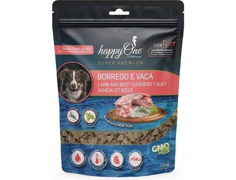 Snack para Cães  Mediterraneum (190g - Húmida - Sabor: Borrego e Arroz)