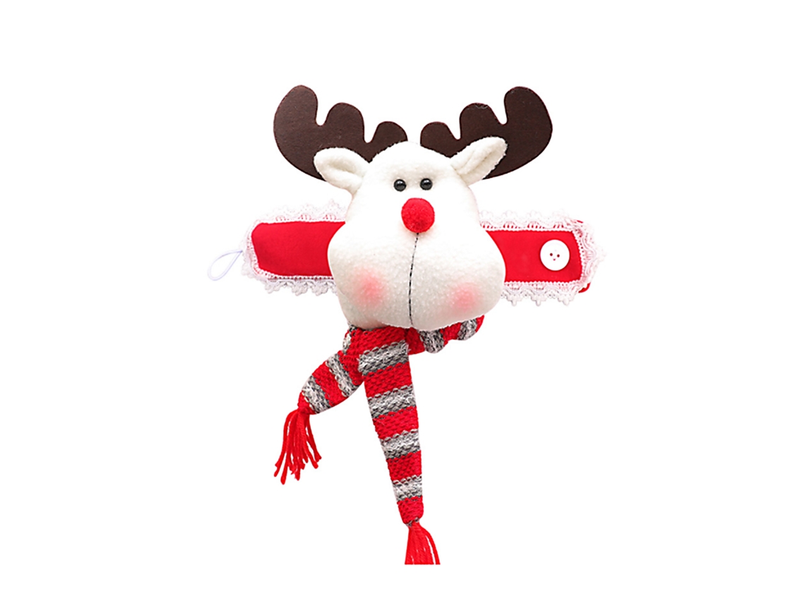 Laxiscreed Elástico De Natal Para Cortinas Com Fecho, Decoração Festiva E Enfeite De Janela Criativo