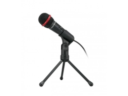 C Tech Mic 01, Microfone De Mesa, 50 16000 Hz, Cardióide, Com Fio, 3,5 Mm , 2,5 M (1 8)
