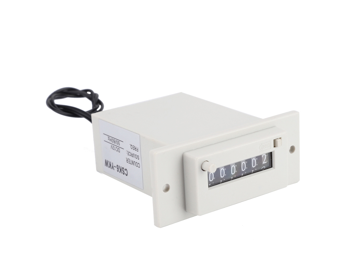 Contador Electromagnético Csk6-ykw 6 Dígitos Contador De Pulso Electrónico Dc 12v