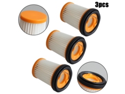 3 filtros para aspirador de pó portátil tubarão, sem fio, wv200eu/wv251eu, peça de reposição para robô aspirador de pó