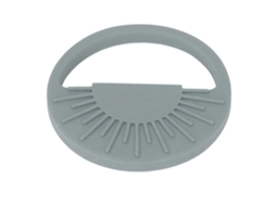 Mali brinquedo de Morder Silicone para Bebê Sol Semicircular Seguro Facil de Manter Infant002 Armygreen
