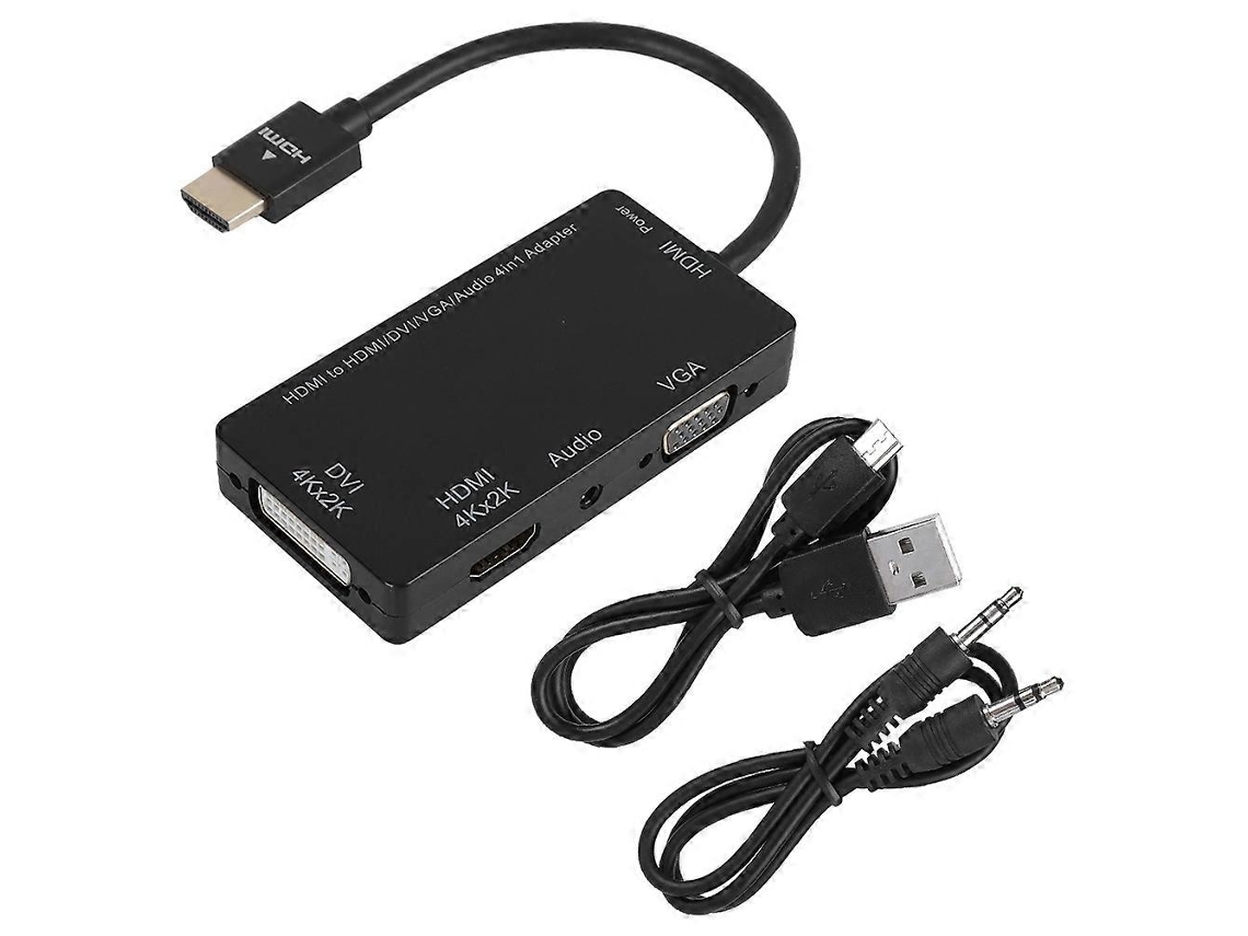 Lurelia Cabo Adaptador Hdmi Para Dvi, 4k, 1080p, 1080i, 720p, Com Áudio