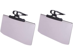 2 Peças De Viseira Antirreflexo Para Carro, Proteção Para Os Olhos Ao Dirigir, Fácil Instalação E Durável.