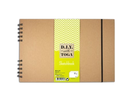 Bloco DRAEGER Spiral Sketchbook 80 páginas (30 x 20 cm)