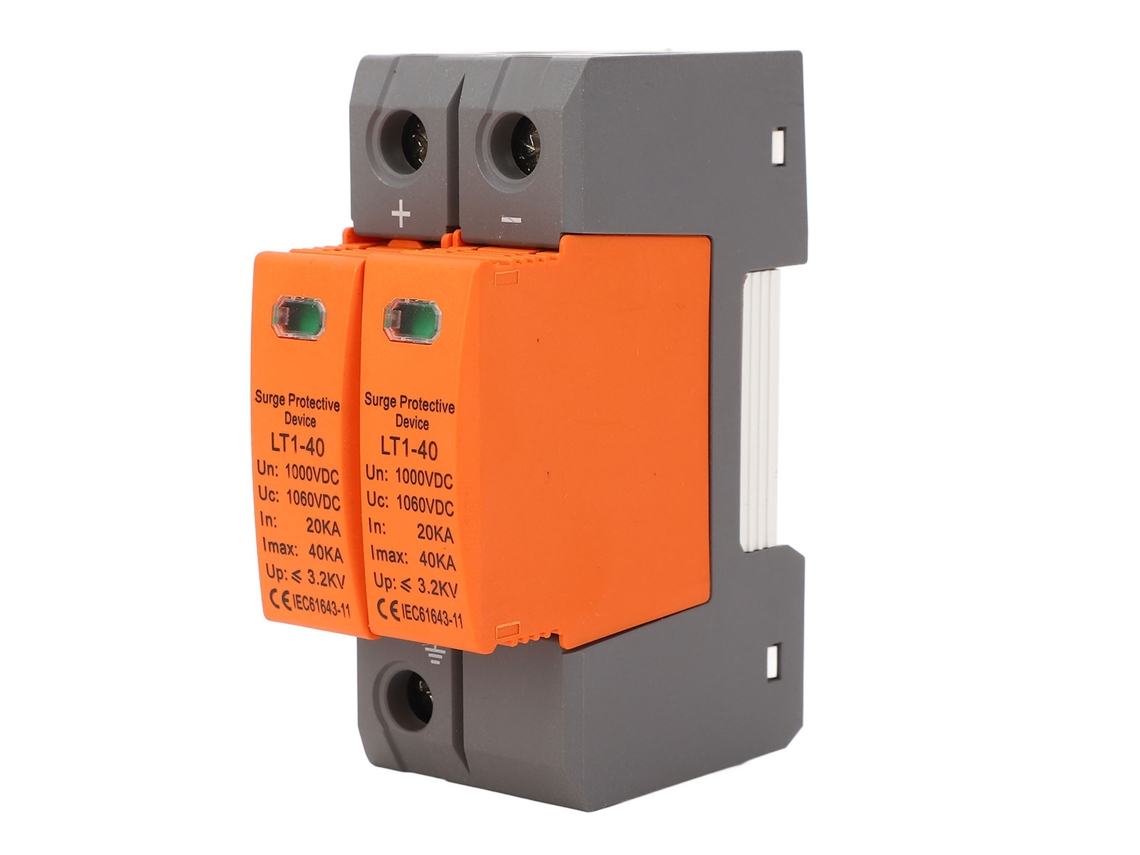 Hkj protector de Voltaje para Hogar Dc 1000vdc 2p 40ka, Dispositivo de Protección Contra Sobrecargas