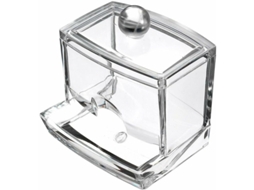 Pote De Acrílico Para Algodão, Cotonetes, Cotonete De Papel, Suporte Para Cotonete Aquaforge