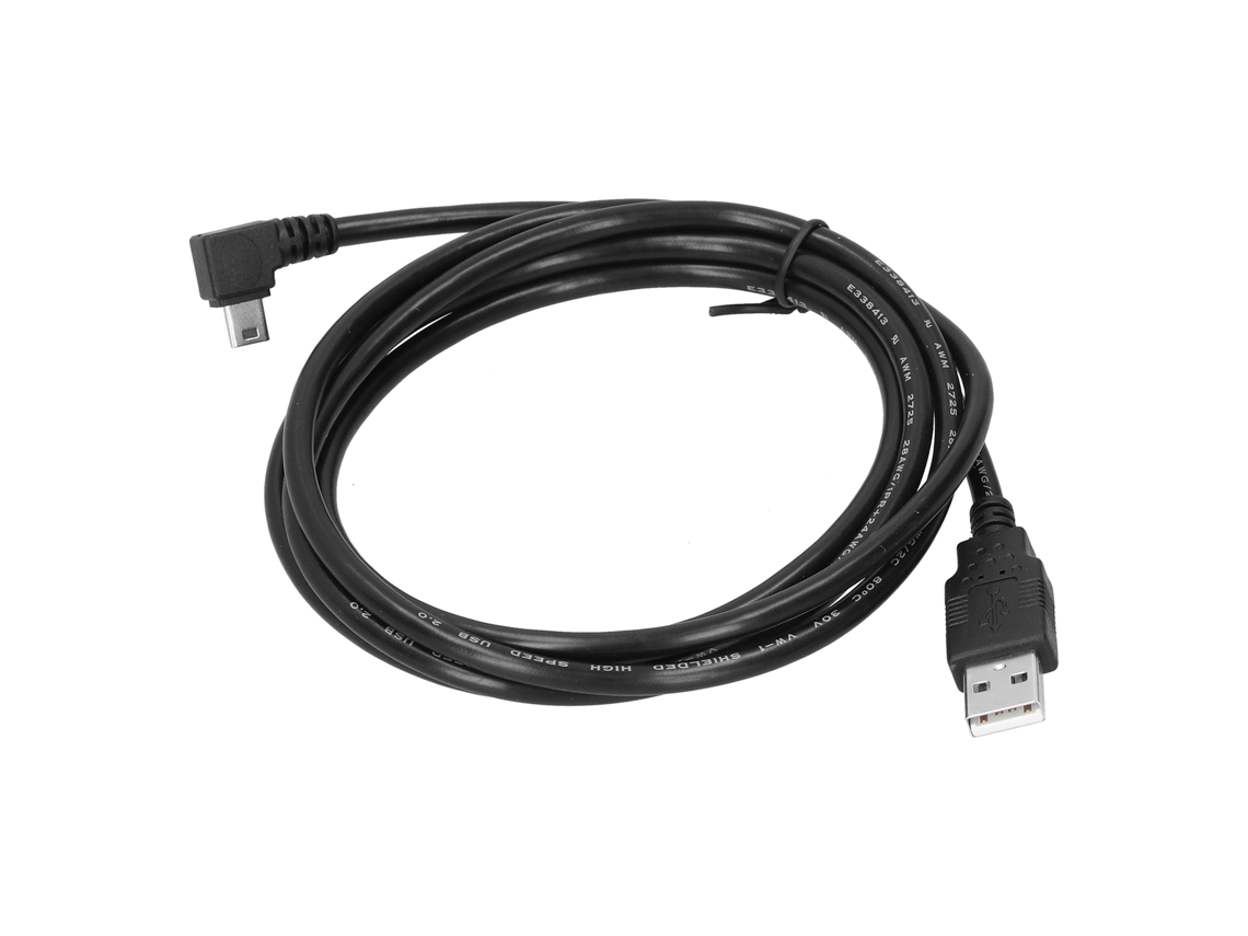 Cabo De Dados Do Cotovelo Esquerdo Usb2.0 Macho Para Mini Usb Macho Acessórios De Disco Rígido 1.8m