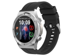 Relógio esportivo T30 de 1,39 polegadas com ECG, monitoramento de glicose/oxigênio no sangue, frequência cardíaca e chamadas Bluetooth Ly Ebike