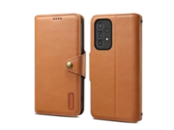 Capa De Celular Denior Em Couro Texturizado Estilo Carteira Para Samsung Galaxy A33 5g