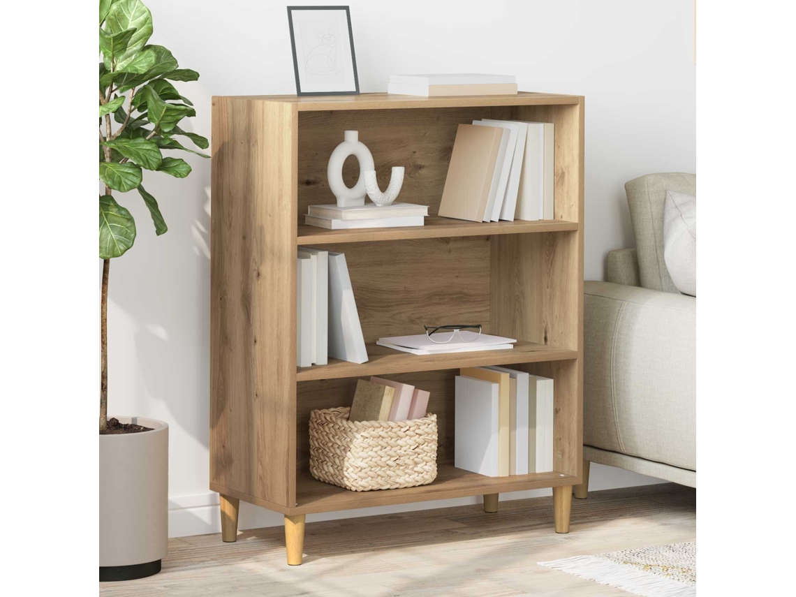 Vidaxl Buffet Carvalho Artesanal 69,5 X 32,5 X 90 Cm