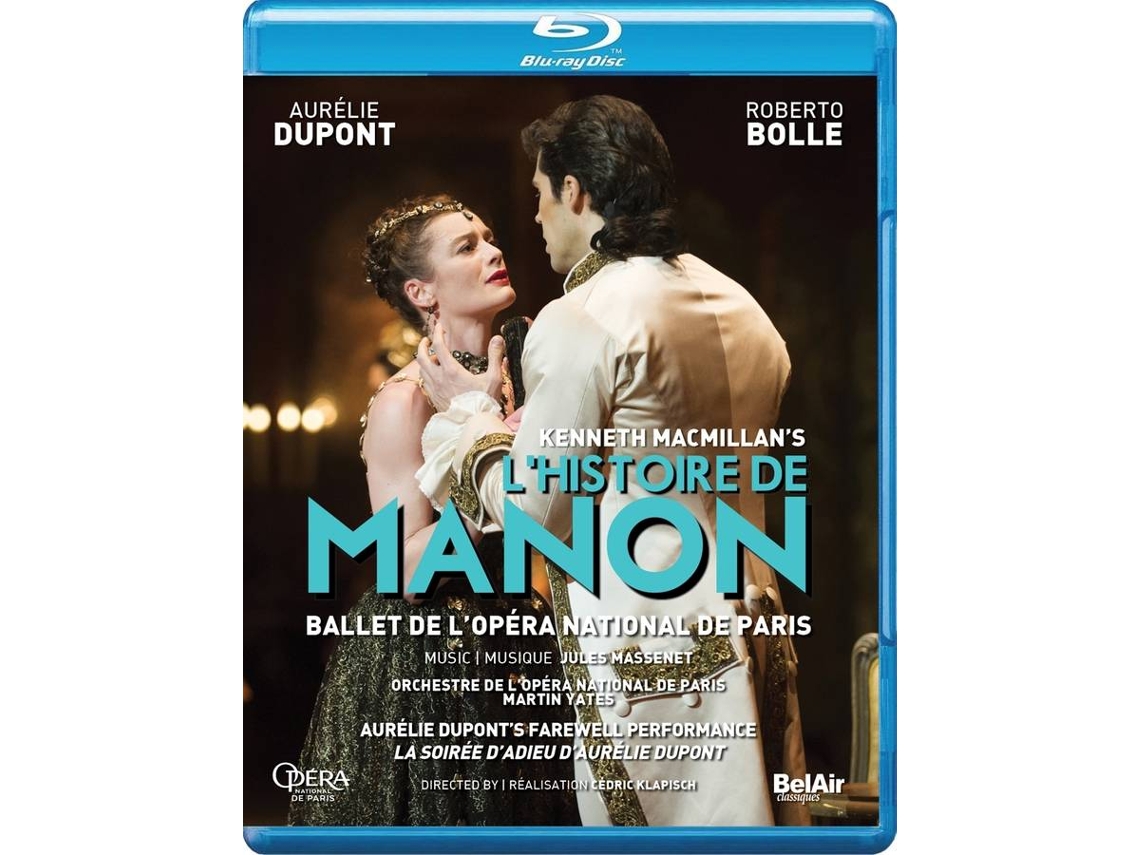 Blu-ray Video Dupont/Yates/L'Opera National de Paris - L'Histoire de Manon (1CD)