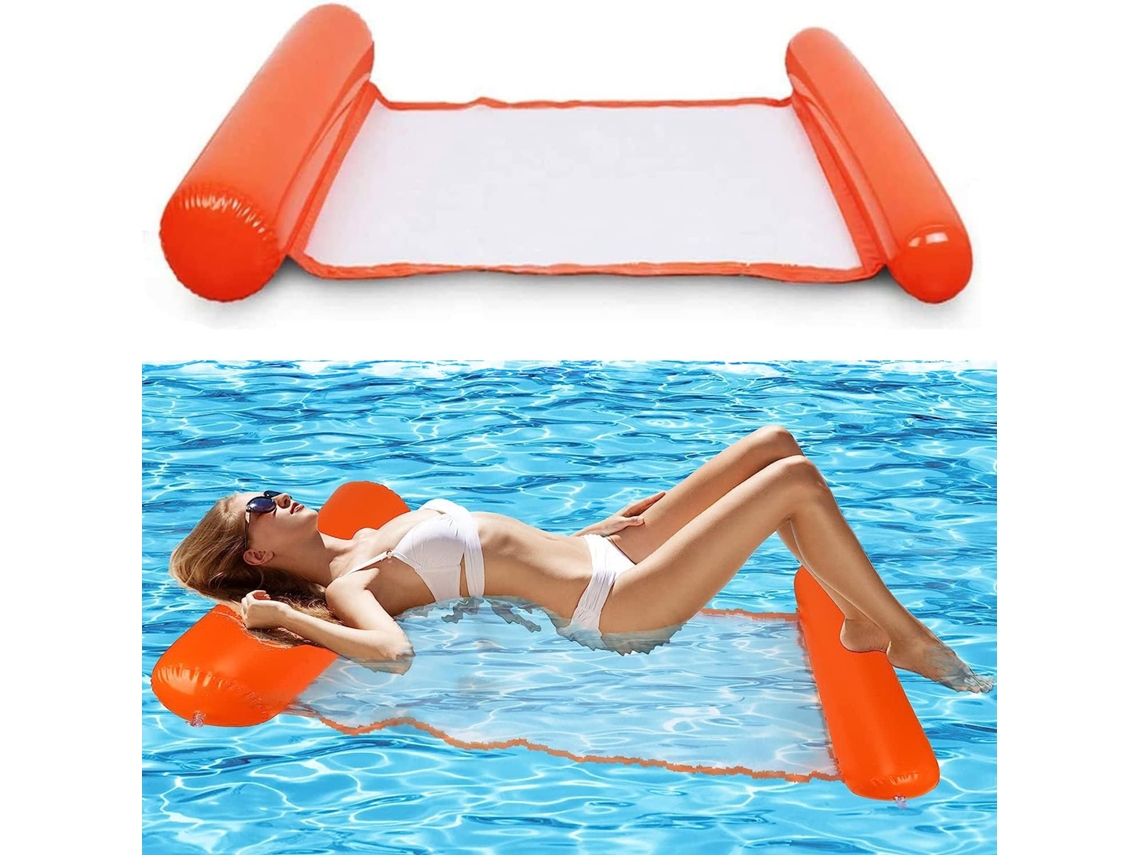 Rede Inflável Para Água, Sofá-cama Flutuante Reclinável, Bóia Multifuncional 4 Em 1 Dobrável, Portátil E Ultraleve Para Praia.