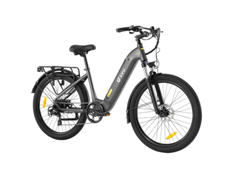 Bicicleta elétrica C1, 350 W, 36 V, 10 Ah, autonomia de 65 km, 25 km/h, pneus off-road, freios a disco. Dyu