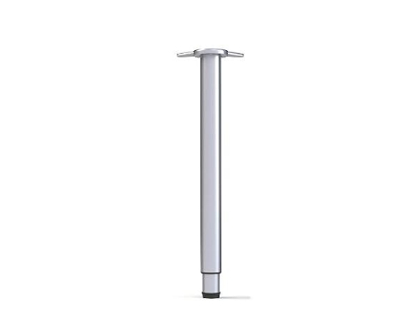 Pata regulable neru para mesa ø60 710-1100 acabado aluminio