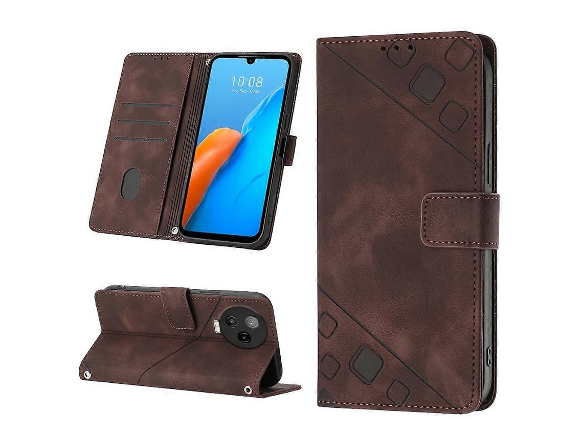 Capa De Celular Em Couro Sintético Texturizado Com Toque Agradável Para Infinix Note 12 Pro 4g