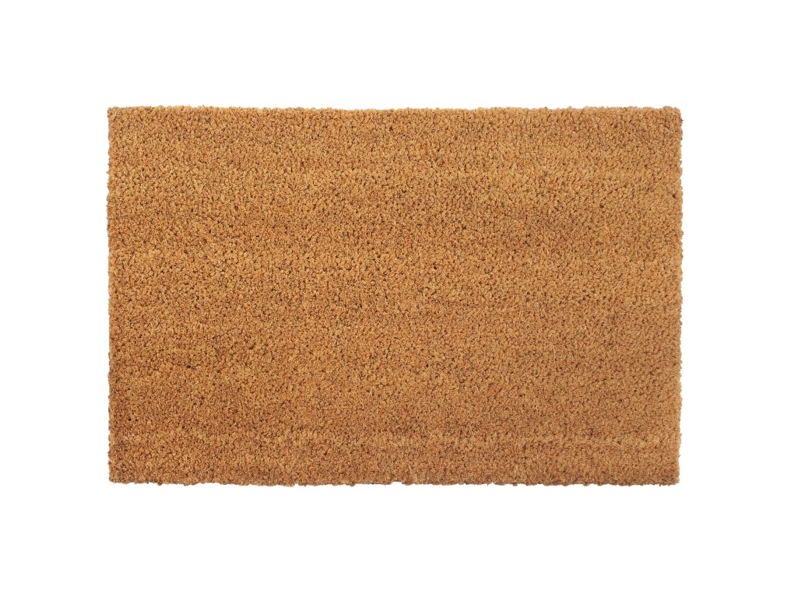 Vidaxl Tapete De Porta 50x80 Cm Fibra De Coco Tufada Natural