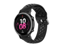 Pulseira Esportiva De Cor Sólida Branca Para Huawei Watch Gt2 42mm Com Fecho De 20mm.