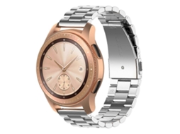 Pulseira De Aço Com Três Pérolas Para Galaxy Watch 42mm